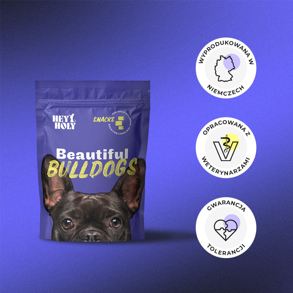 HEY HOLY Beautiful Bulldogs Snacks