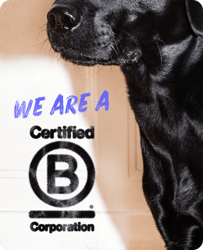 We are a certified B Corporation Banner
